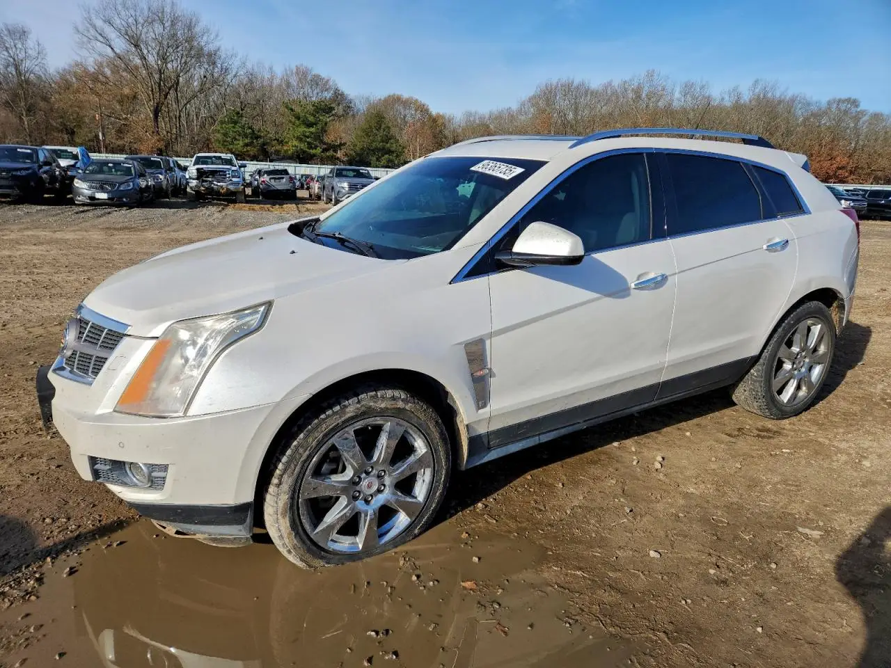 2011 CADILLAC SRX WHITE VIN: 3GYFNBEY3BS615590