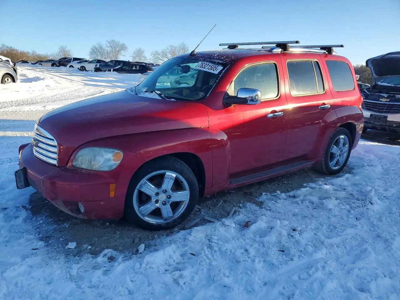 2011 CHEVROLET HHR BURGUNDY VIN: 3GNBACFU3BS507222
