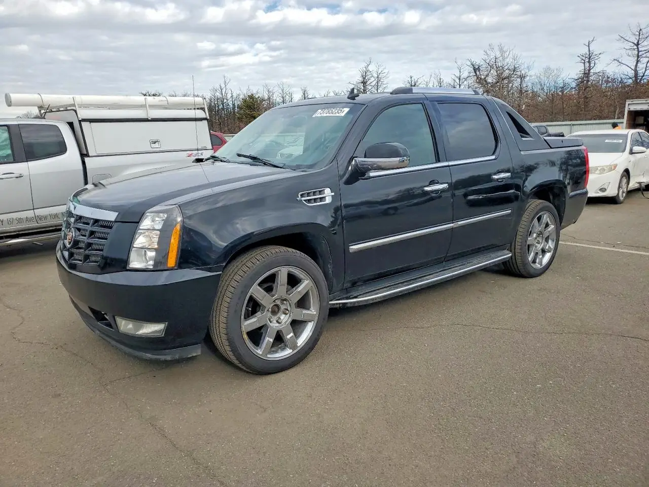 2007 CADILLAC ESCALADE BLACK VIN: 3GYFK62897G285808