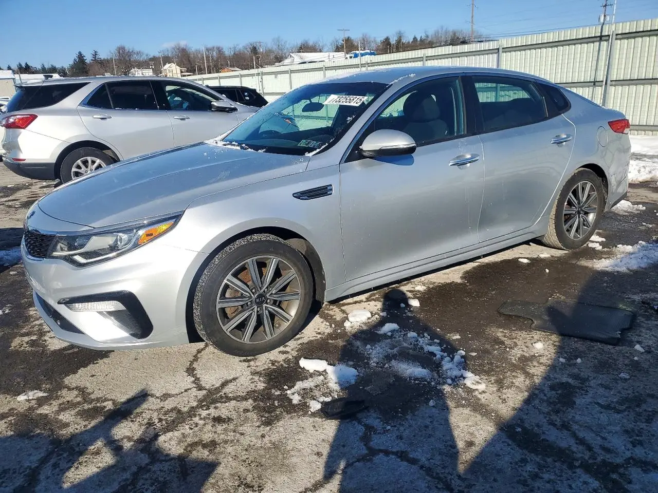 2019 KIA OPTIMA SILVER VIN: 5XXGT4L37KG370673