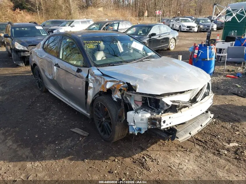 2020 TOYOTA CAMRY Gray VIN: 4T1K61AK7LU301645