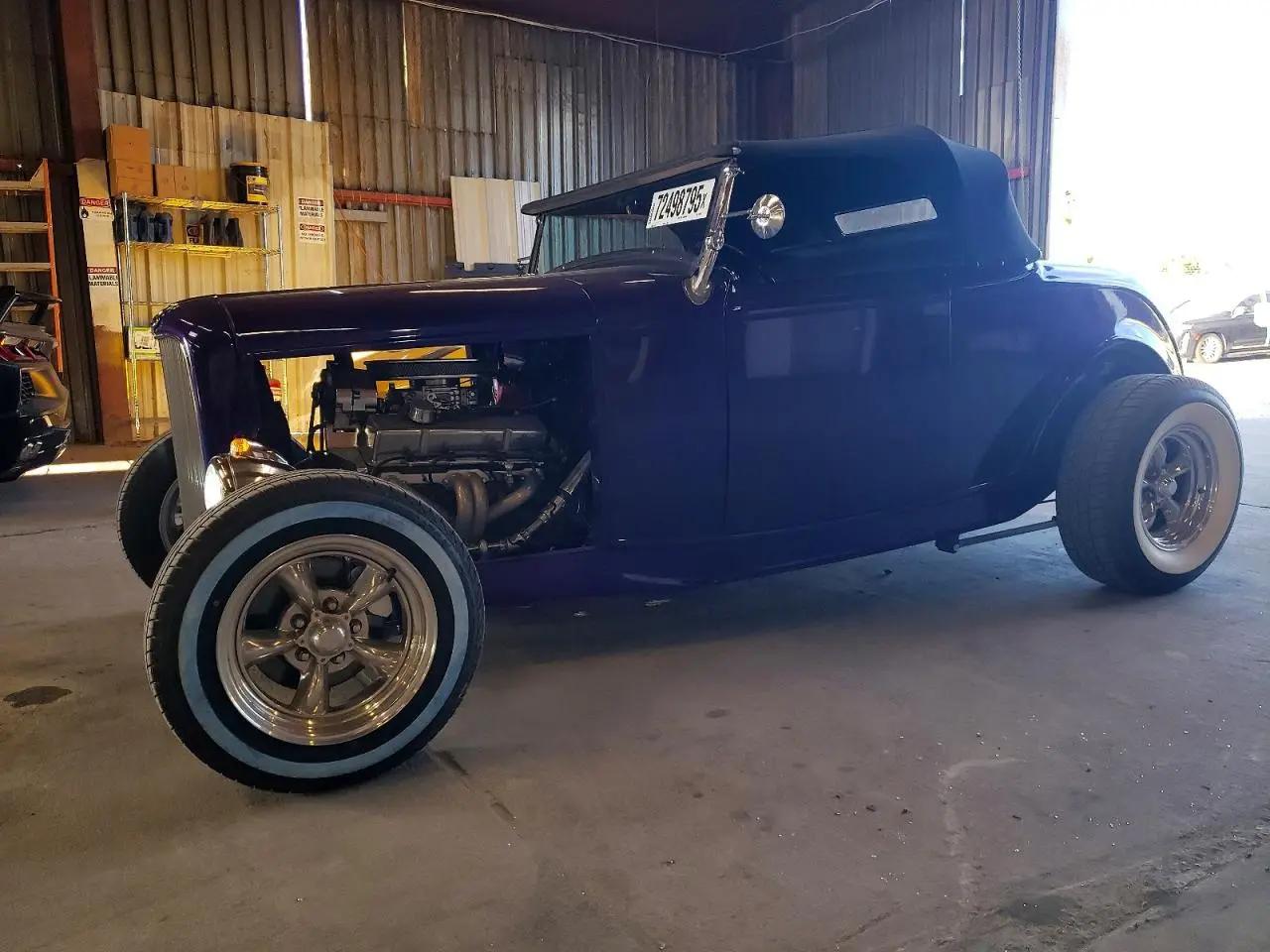 1932 FORD STREET ROD PURPLE VIN: CH8039