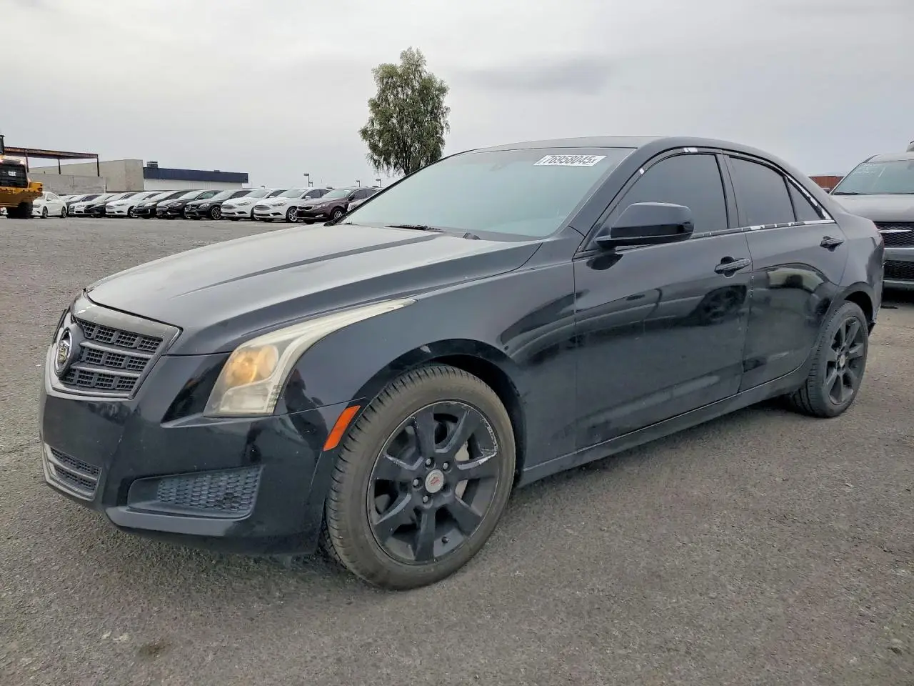 2014 CADILLAC ATS BLACK VIN: 1G6AG5RX7E0144961