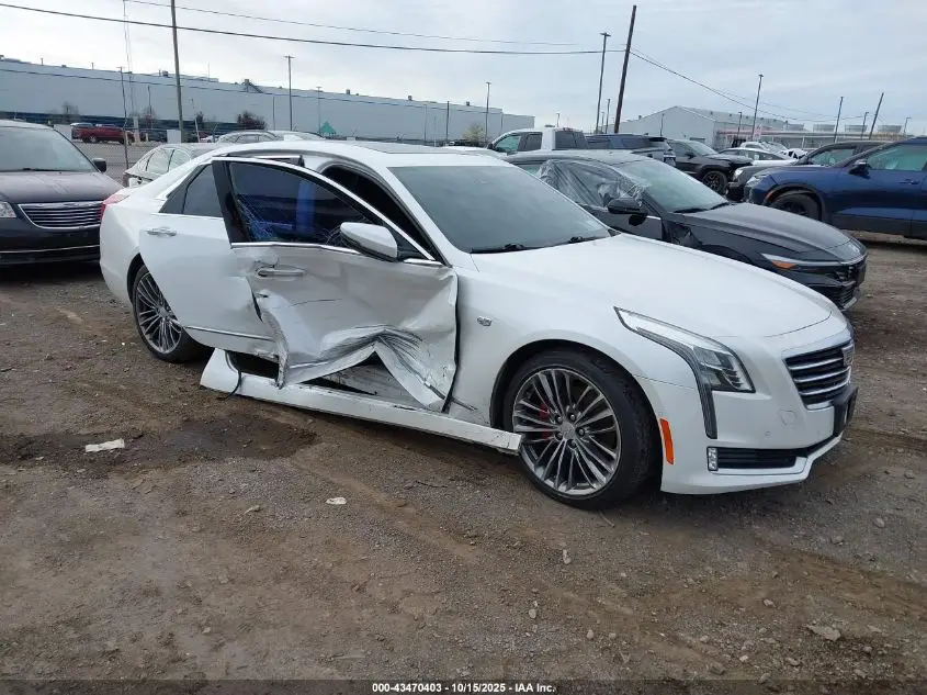 2016 CADILLAC CT6 White VIN: 1G6KG5R6XGU166511