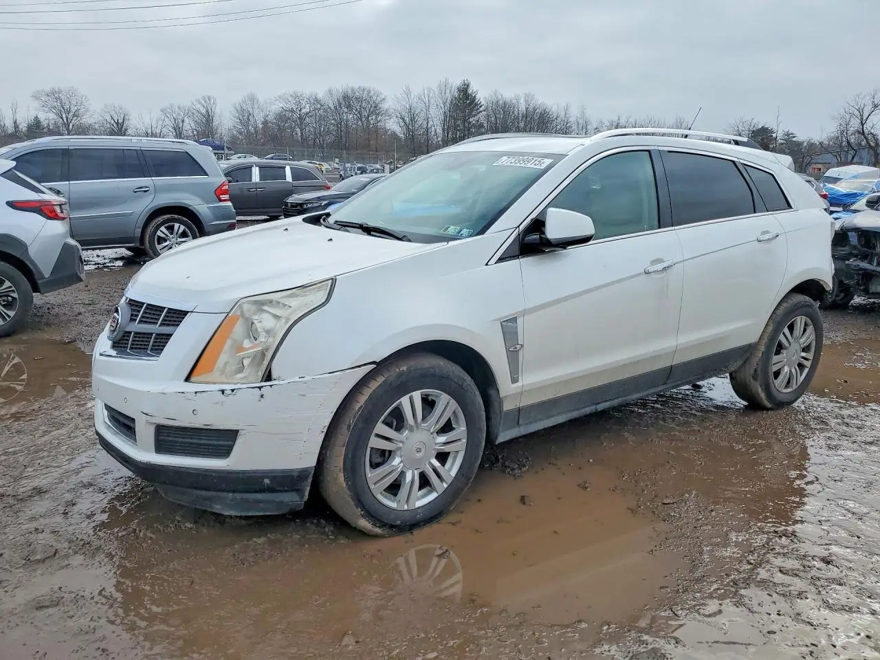 2010 CADILLAC SRX WHITE VIN: 3GYFNAEY8AS592719