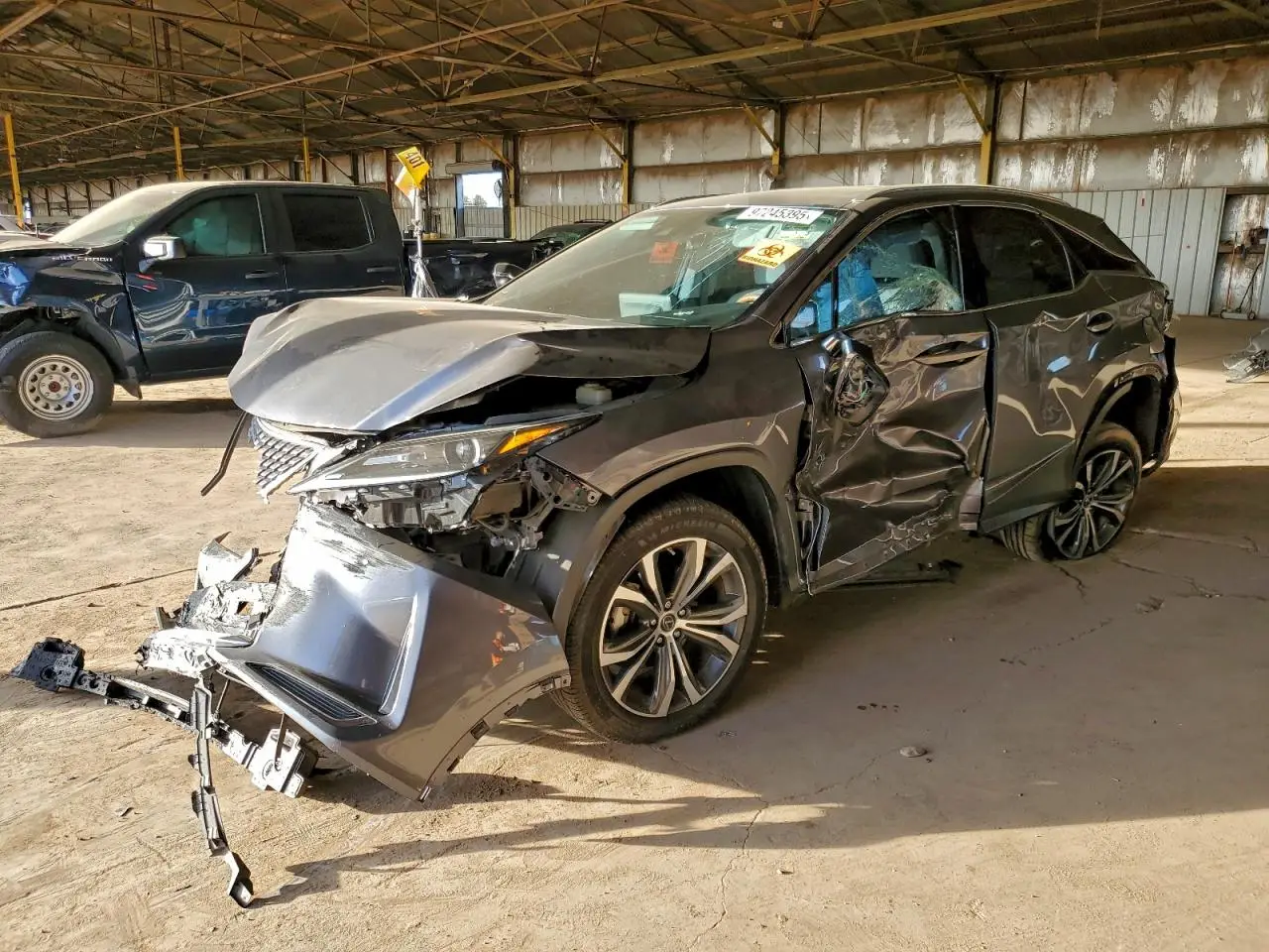 2021 LEXUS RX350 GRAY VIN: 2T2HZMAA0MC196259