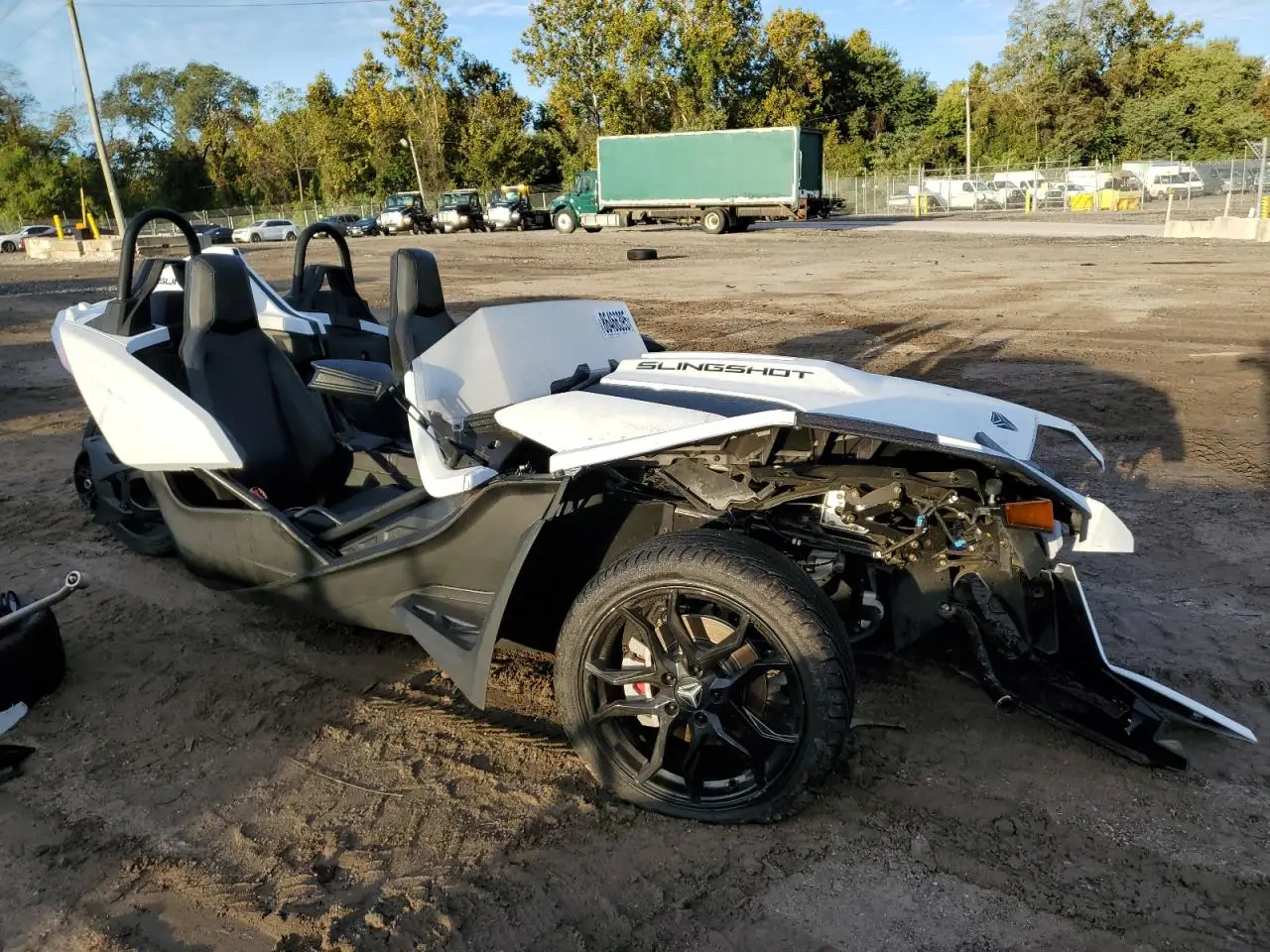 2024 POLARIS SLINGSHOT WHITE VIN: 57XAATHDXR8164405