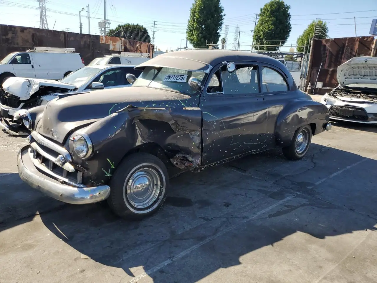 1949 CHEVROLET DELUXE BLACK VIN: 9GKE21876